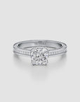 Regal Crown Engagement Ring