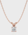 Shimmering Serenade Solitaire Pendant