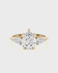Captivating Symphony Three-Stone Diamond Engagement Ring