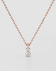 Twin Diamond Drop Pendant