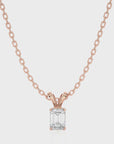Shimmering Serenade Solitaire Pendant
