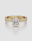 Regal Crown Engagement Ring