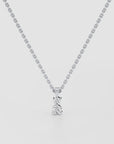 Twin Diamond Drop Pendant