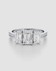 Majestic Triad Diamond Ring