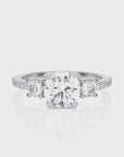 Marvelous Melody Three-Stone Diamond Engagement Ring