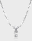 Shimmering Serenade Solitaire Pendant