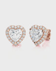 Elegant Escapades Halo Diamond Stud Earrings