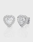 Elegant Escapades Halo Diamond Stud Earrings