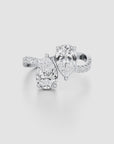 Reflecting Duo Diamond Ring