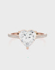 Sunset Sparkler Pave Diamond Engagement Ring