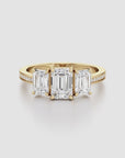 Majestic Triad Diamond Ring