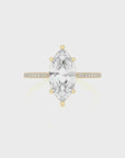 Sunset Sparkler Pave Diamond Engagement Ring