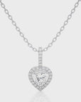 City Night Solitaire Halo Pendant