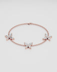 Blooming Butterfly Diamond Bracelet