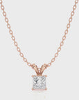 Shimmering Serenade Solitaire Pendant