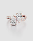 Reflecting Duo Diamond Ring