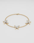 Blooming Butterfly Diamond Bracelet