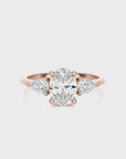 Captivating Symphony Three-Stone Diamond Engagement Ring