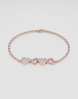 Forever Linked Hearts Bracelet