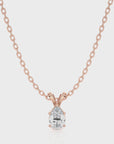 Shimmering Serenade Solitaire Pendant