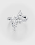 Reflecting Duo Diamond Ring