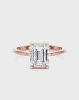 Cocktail Charm Solitaire Engagement Ring