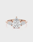 Captivating Symphony Three-Stone Diamond Engagement Ring