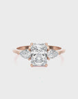Captivating Symphony Three-Stone Diamond Engagement Ring