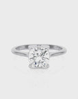 Cocktail Charm Solitaire Engagement Ring