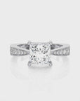 Soulful Splendor Pave Diamond Engagement Ring