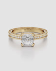 Regal Crown Engagement Ring