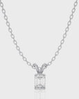 Shimmering Serenade Solitaire Pendant