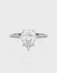 Cocktail Charm Solitaire Engagement Ring