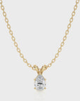 Shimmering Serenade Solitaire Pendant