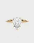 Cocktail Charm Solitaire Engagement Ring