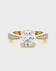 Soulful Splendor Pave Diamond Engagement Ring