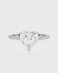 Sunset Sparkler Pave Diamond Engagement Ring