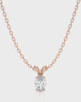 Shimmering Serenade Solitaire Pendant
