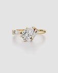 Leaning Radiance Diamond Ring