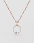 Blushing Rose Pendant