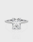 Sunset Sparkler Pave Diamond Engagement Ring