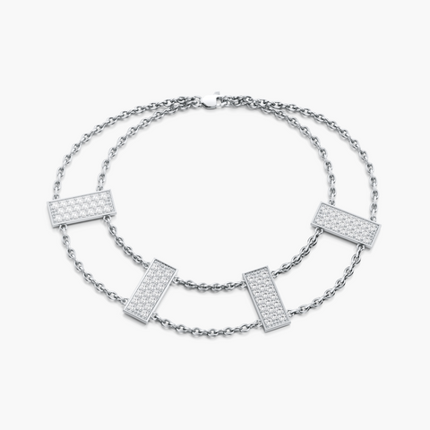 Diamond Stairway Bracelet