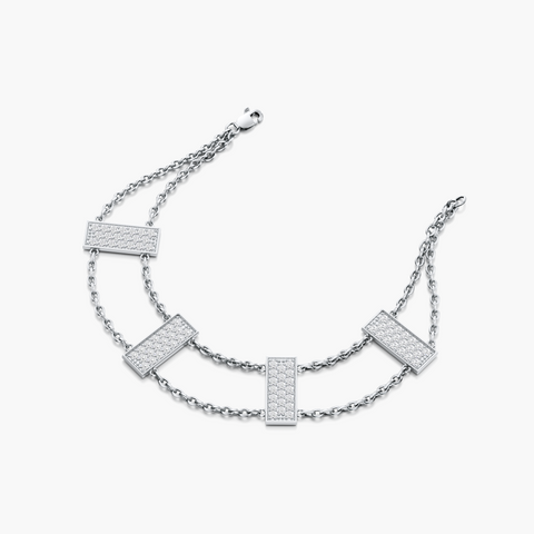 Diamond Stairway Bracelet