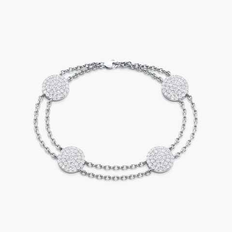 Diamond Disc Bracelet