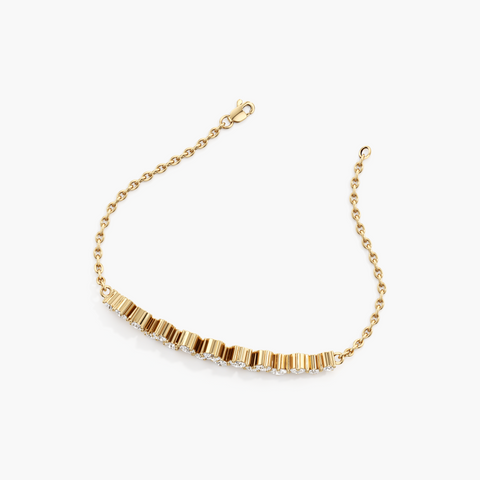 Stellar Waves Diamond Bracelet