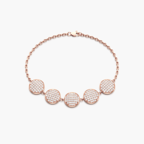 Lustrous Coin Bracelet