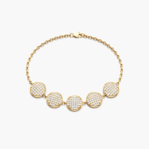 Lustrous Coin Bracelet