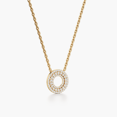 Dual Aura Diamond Pendant