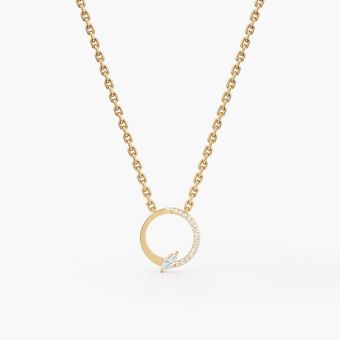 Celestial Marquise Pendant