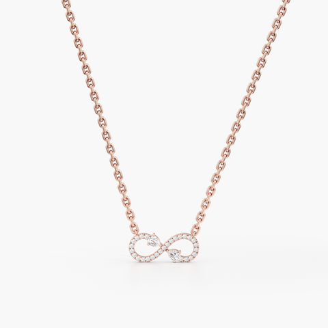 Forever Diamond Infinity Pendant